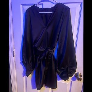 Happy Hour Satin Mini Dress
